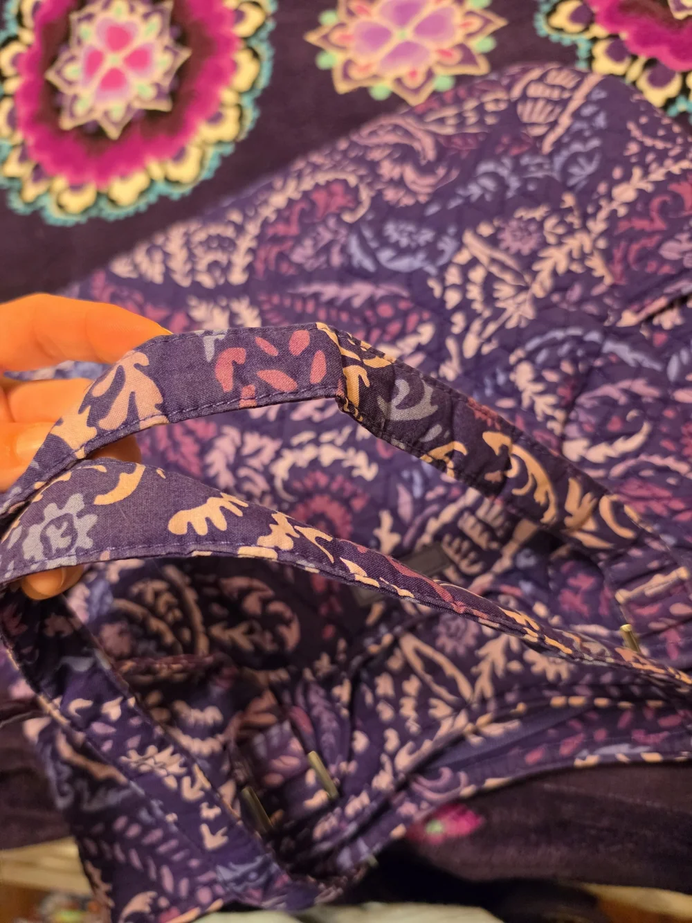 Vera Bradley quilted purple